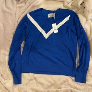Dark Blue Tory Burch Sport Sweater XL Cashmere